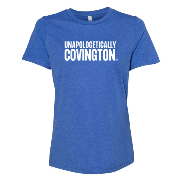 Unapologetically Covington - Women’s Relaxed Fit Heather CVC Tee Thumbnail