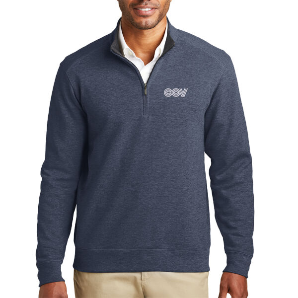 Embroidered COV - Interlock 1/4 Zip Thumbnail