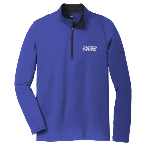 Embroidered COV - Dri FIT Stretch 1/2 Zip Cover Up Thumbnail