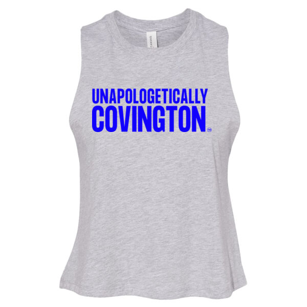Unapologetically Covington - Women's Racerback Crop Tank Thumbnail