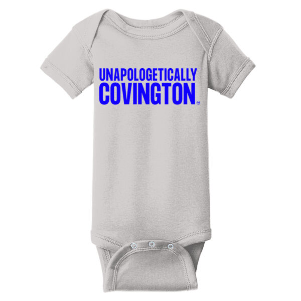 Unapologetically Covington - Infant Short Sleeve Baby Rib Bodysuit Thumbnail