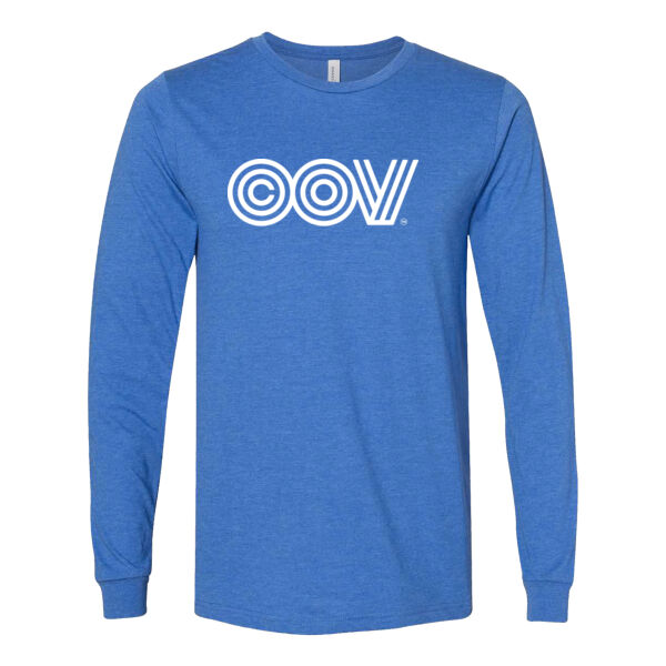 Printed COV - Unisex Heather CVC Long Sleeve Tee Thumbnail