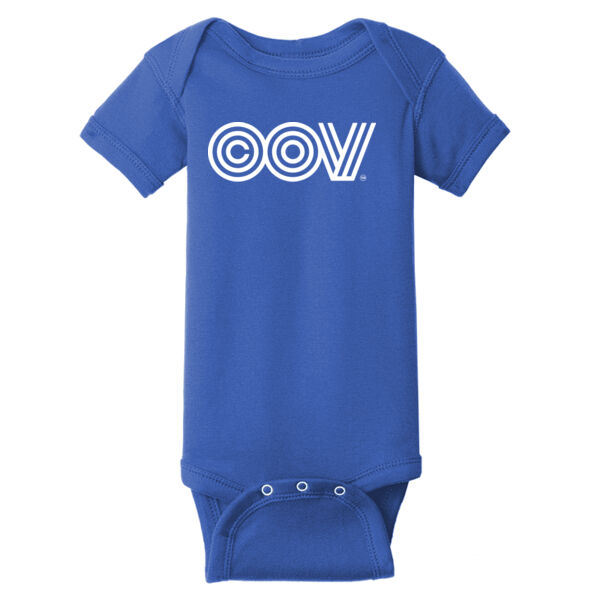 Printed COV - Infant Short Sleeve Baby Rib Bodysuit Thumbnail