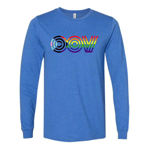 COV Pride - Y'ALL Means ALL - Unisex Heather CVC Long Sleeve Tee Thumbnail